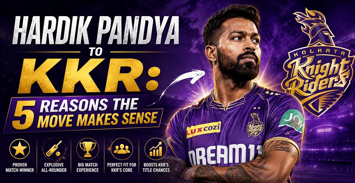 Hardik Pandya to KKR